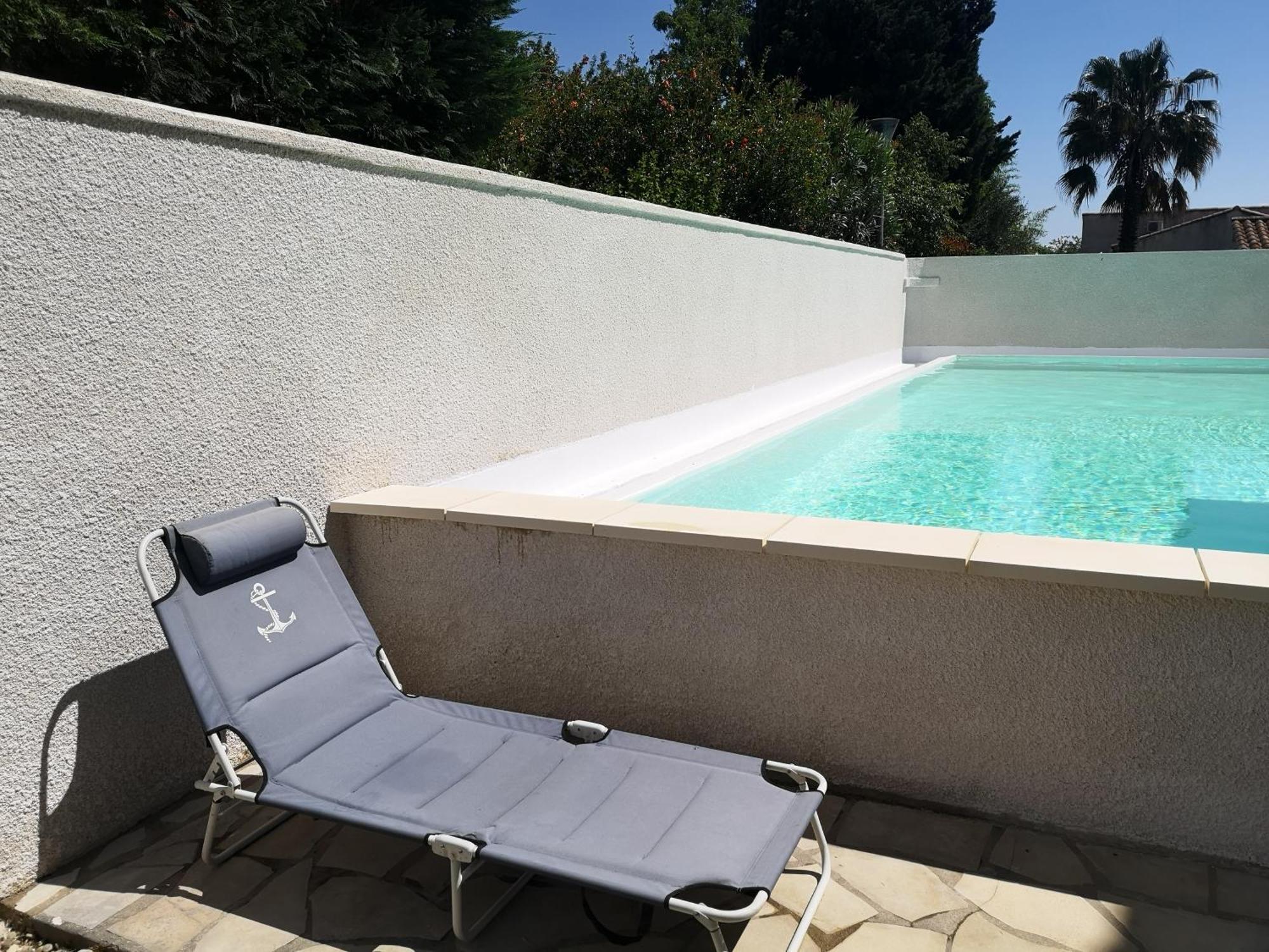 Appartement Dans Villa Avec Piscine Et Jardin มาร์เกอริตต์ ภายนอก รูปภาพ